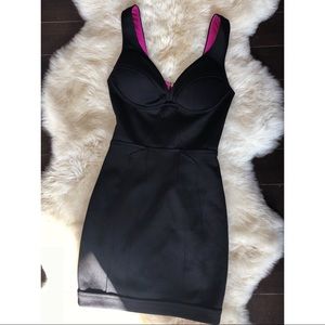 RARE 🖤 Bebe Satin Dress